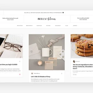 Create website design or blog
